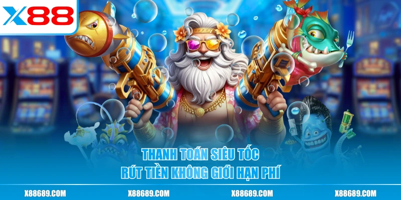 Thanh toán siêu tốc, rút tiền không giới hạn phí